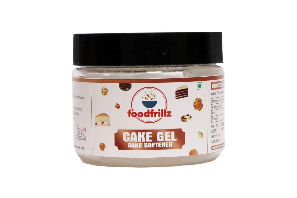 Foodfrillz Sponge Cake Gel, 200 g | Cake Improver for Making Fluffy and Soft Cakes