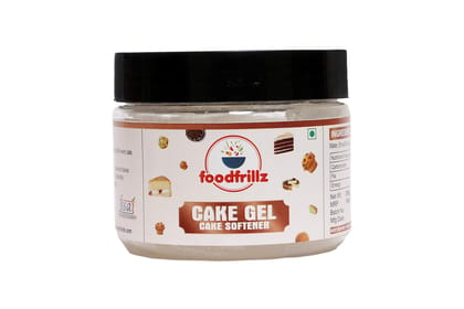 foodfrillz Sponge Cake Gel, 200 g | Cake Improver for Making Fluffy and Soft Cakes
