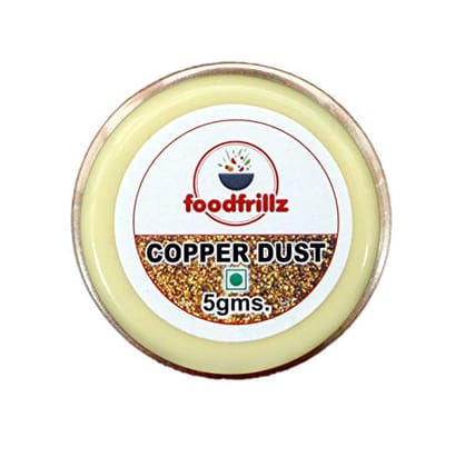 foodfrillz Copper Lustre Dust for Cake decoration, 5 gm
