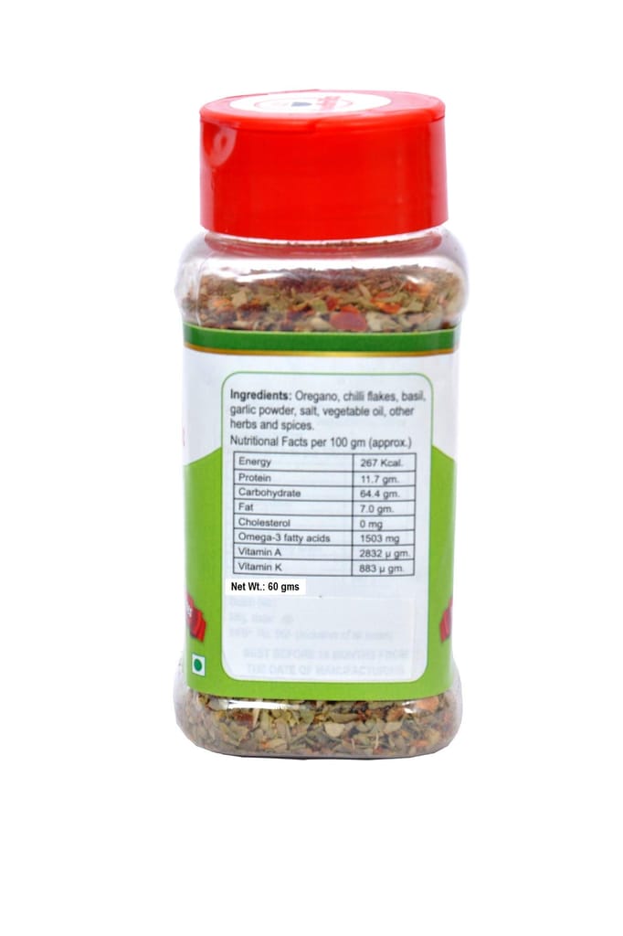 foodfrillz Italian Seasoning Combo - Pizza Seasoning, 60 g