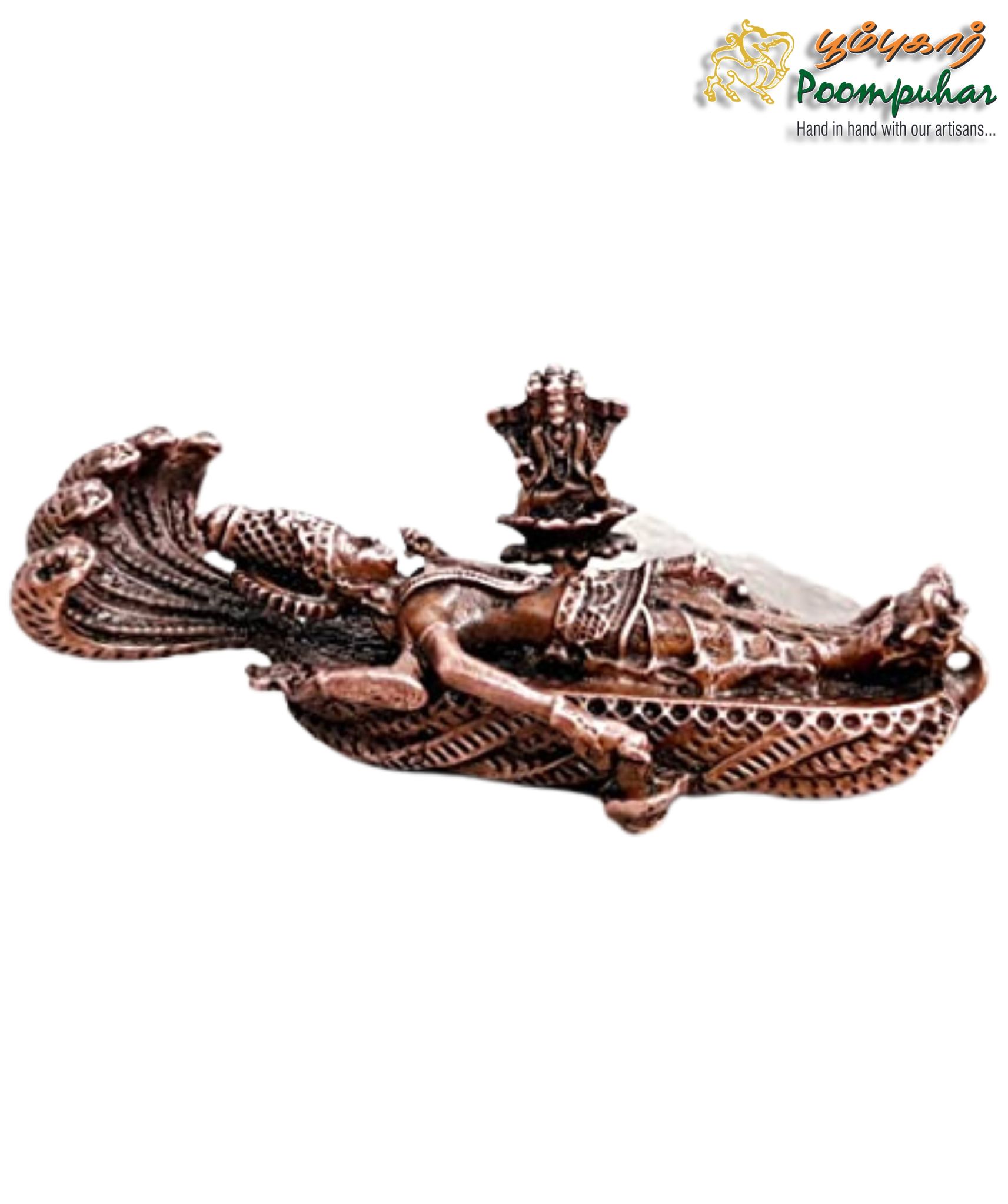 Copper Ranganadha Swamy 1.3 inches