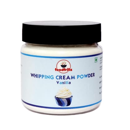 foodfrillz Whipping Cream Powder, Vanilla/Multipurpose, 100 g