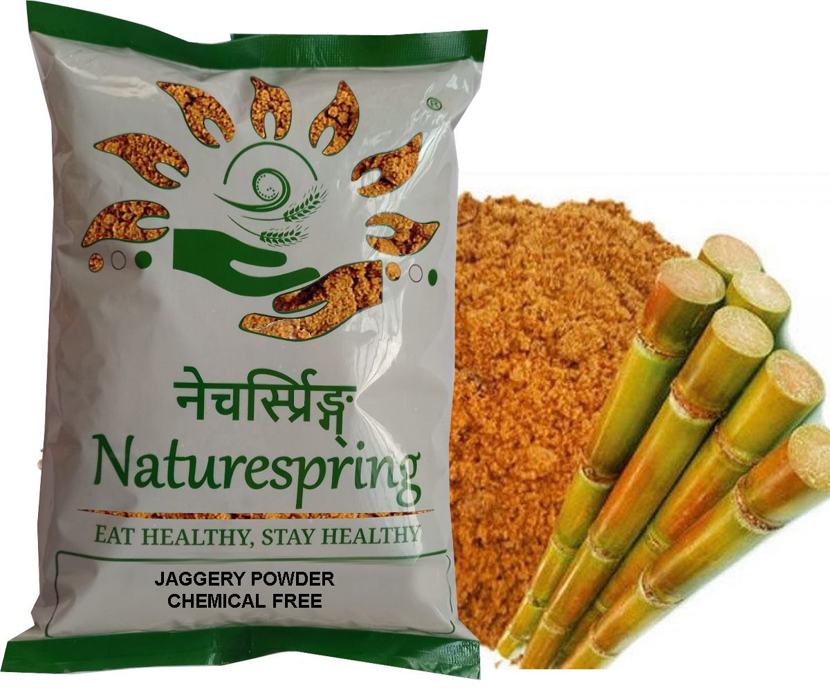 Naturespring Jaggery Powder | 100% Natural & Chemical-Free | 500g