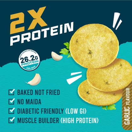 Goodveda Millet Crunchies with Bajra Jow AR I 26.20 Protein I Vegan I High Fibre I Trans Fat Free I Pack of 1 II 200gm