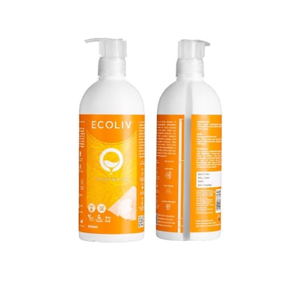 Ecoliv Dishwash Liquid 500 ml Bottle(Pack of 2)