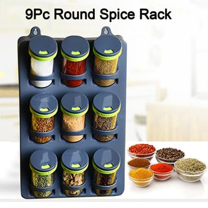 SPACE SAVER SPICE RACK 9 PIECE SPICE SET