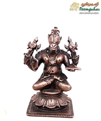 Copper Hayagrivar  2.9 inches