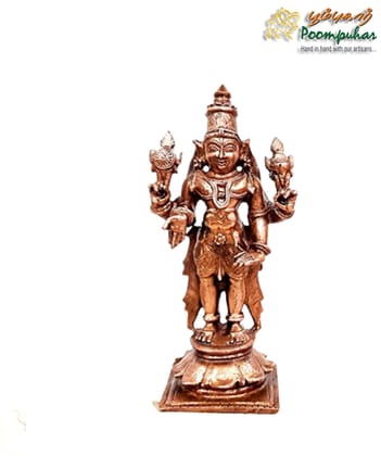 Copper Lord Venkateswara 4.2 inches