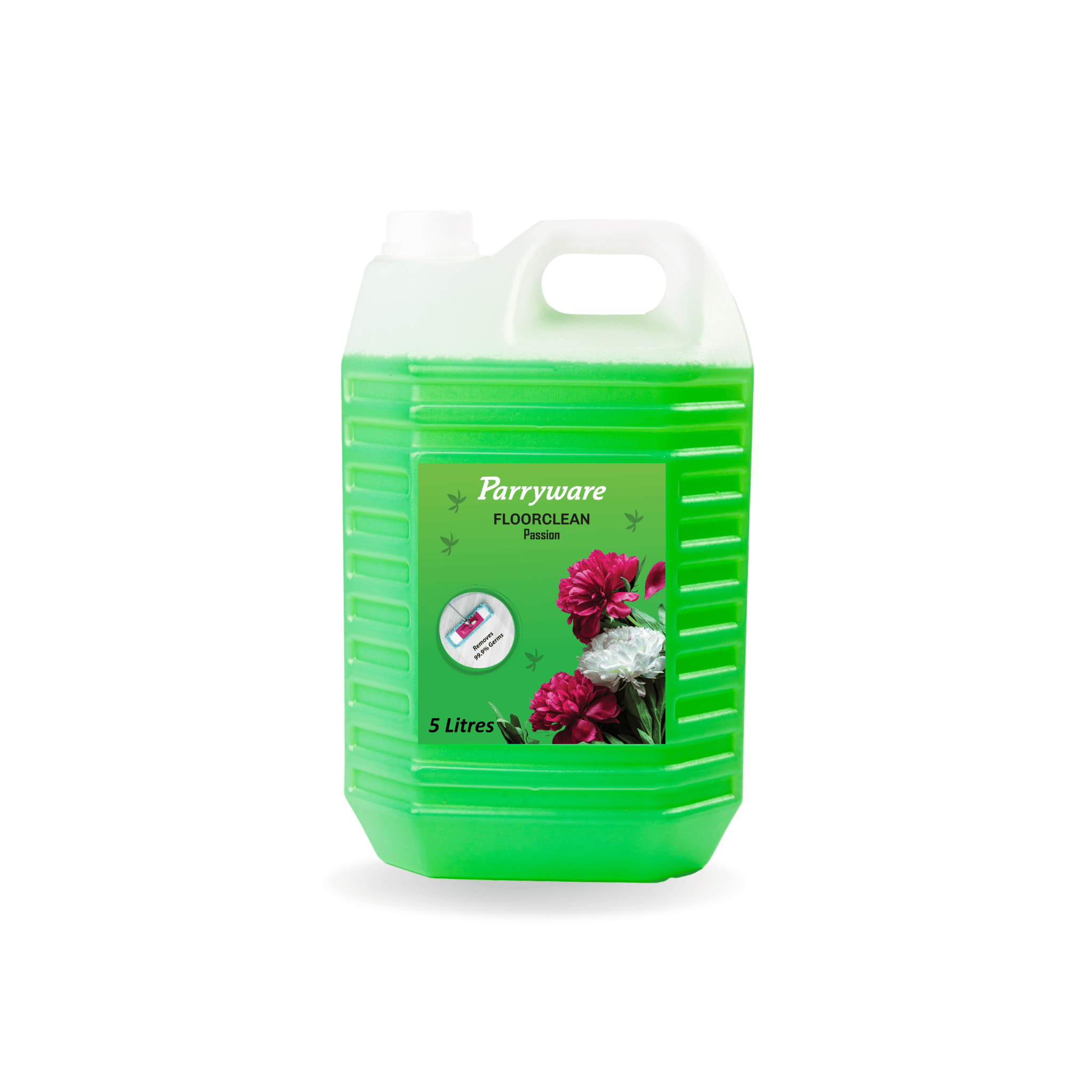 Parryware Floorclean Disinfectant Floor Cleaner 5L Pack | 99.9% Germ Protection and Disinfection - Passion