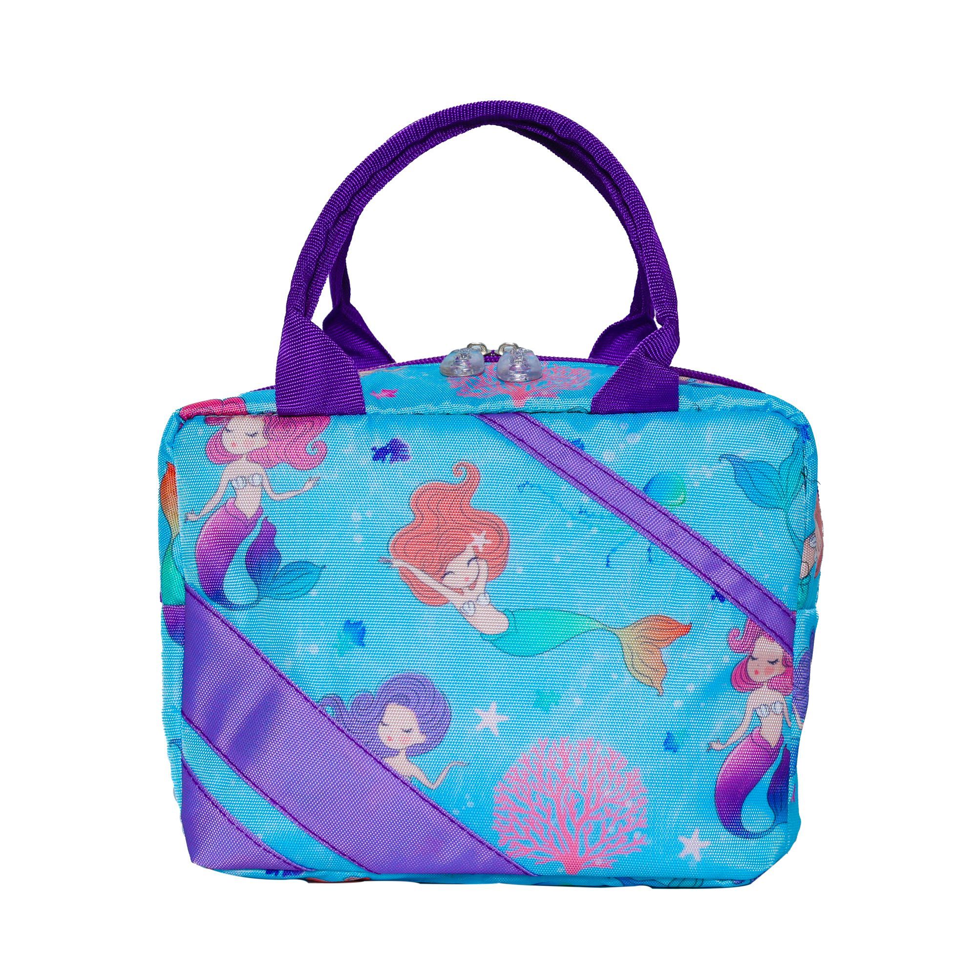 Echo Boomers Printed Insulated Tiffin Lunch Bags for Kids with Bottle Holder
