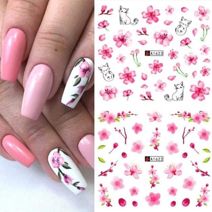 Eva Beauty Nail Art Stickers Pack Of 12 Card Eva Beauty Nail Art Stickers Pack Of 12 Card