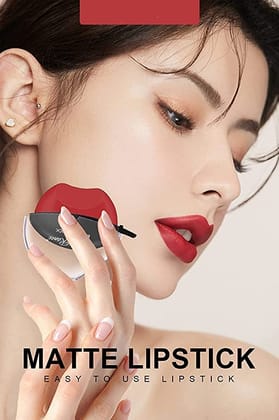 Apple Shape Matte Lipstick Long-Lasting Wear Non-Stick Cup Not Fade Waterproof Lip Gloss,Matte Lipstick Apple Shape Matte Lipstick Long-Lasting Wear Non-Stick Cup Not Fade Waterproof Lip Gloss,Matte Lipstick