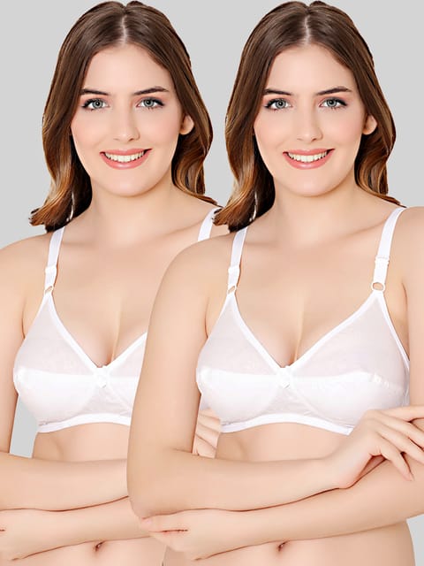 Bodycare polycotton wirefree adjustable straps comfortable non padded  bra-1513SS