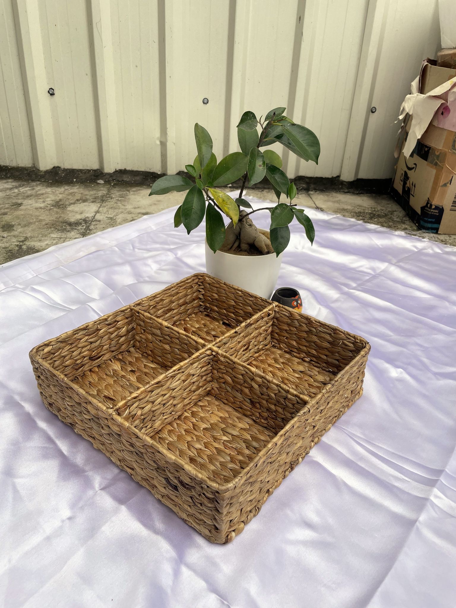 WATER HYACINTH ORGANISER TRAY