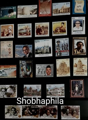 Shobhaphila's MNH Commemorative Year Pack stamps 2013 (122 Nos.)