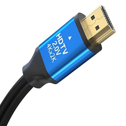 Velvu Male to Male HDMI Cable 1.5 Meters (5 Feet) - Supports All HDMI Devices, High Speed 3D, 4K, Full HD 1080p ST-HDMI-4K-150 with Box