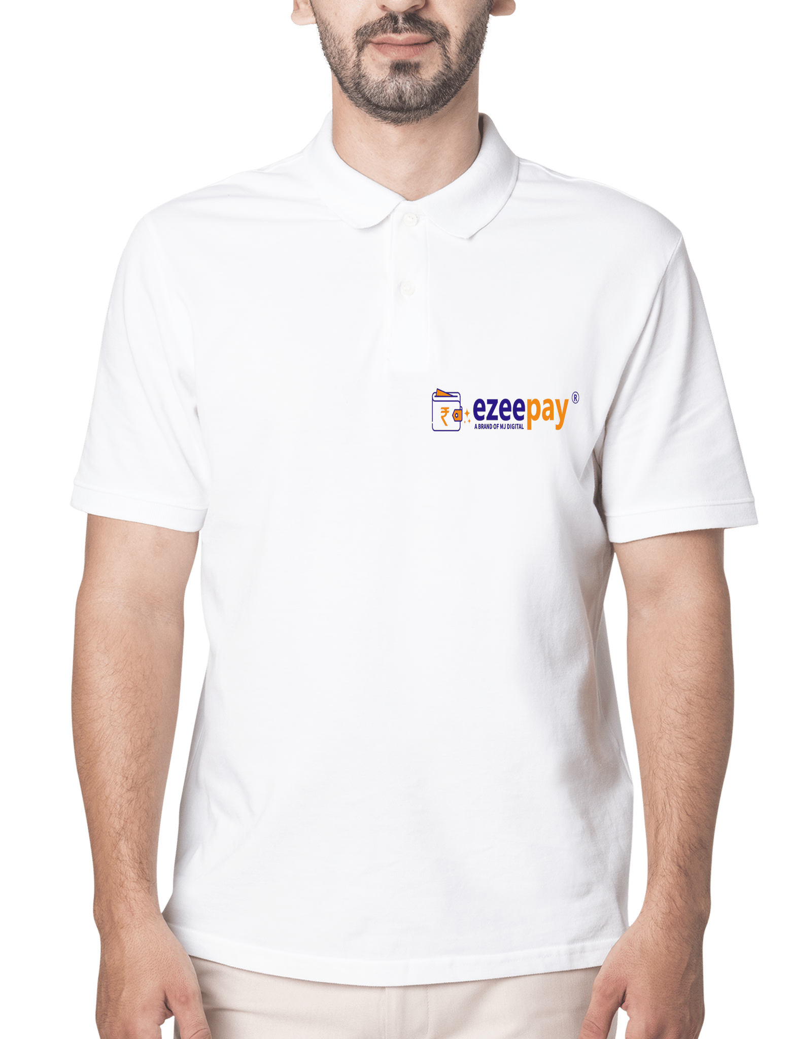 Printed T-Shirt for Unisex ezeepay Polyester Regular Polo Shirt | Collar Polo Half Sleeve T-Shirt (Pack of 1)