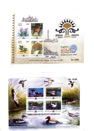 Shobhaphila's Miniature Year Pack Stamps 2000 ( 3 Nos.)