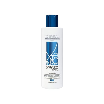 Loreal Professionnel Xtenso Care Shampoo For Straightened Hair, 250 ML |Shampoo For Starightened Hair|Shampoo With Pro Keratin & Incell Technology
