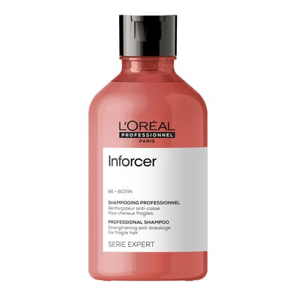 Loreal Professionnel Serie Expert Inforcer Shampoo 300 Ml, For Reduced Hair Breakage