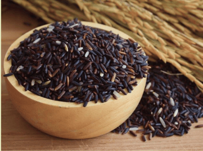 Indian Manipuri Black Rice, High In Protein