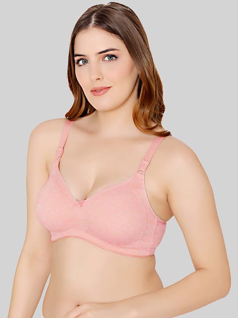 Buy Bodycare polycotton wirefree adjustable straps designer net cup non  padded bra-1535BB Online at Best Prices in India - JioMart.