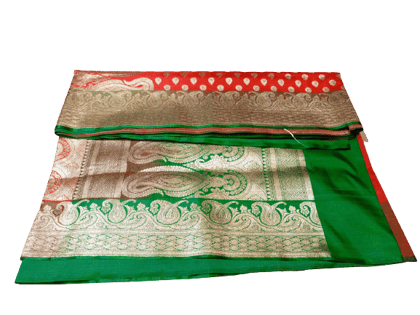 Printed Banarasi Silk Blend Saree