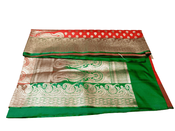 Printed Banarasi Silk Blend Saree