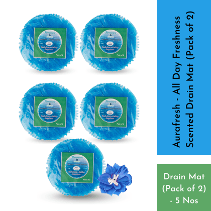 Parryware Aurafresh Scented Urinal Screen All Day Freshness Fragrance (Pack of 2 x 5 Nos)