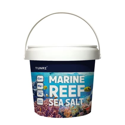 Tunai Marine Coral Reef Base Aquarium Salt for Marine Fish Aquarium (Particles, 1KG)