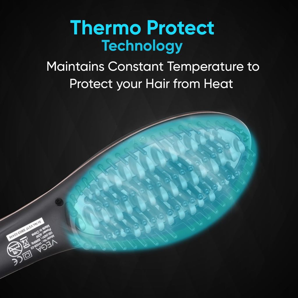 VEGA X-Star Hair Straightening Brush (VHSB-03)