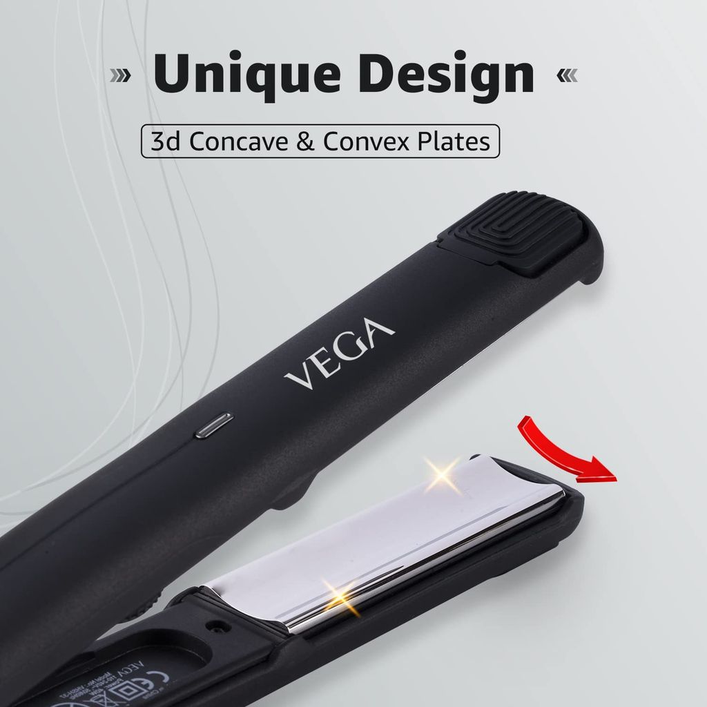 VEGA U-Professional Straightener Ceramic Plates Shine Hair Straightener-VHSH-37