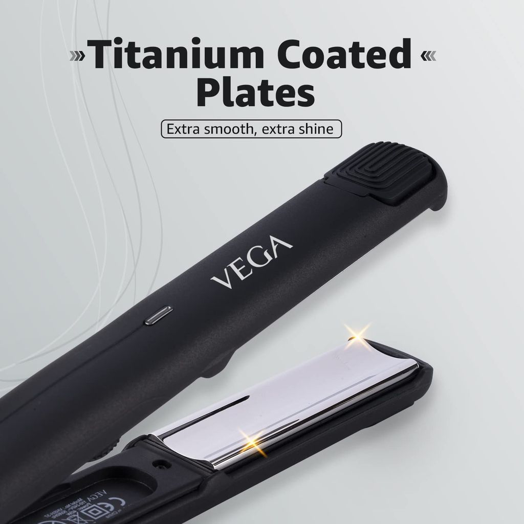 VEGA U-Professional Straightener Ceramic Plates Shine Hair Straightener-VHSH-37