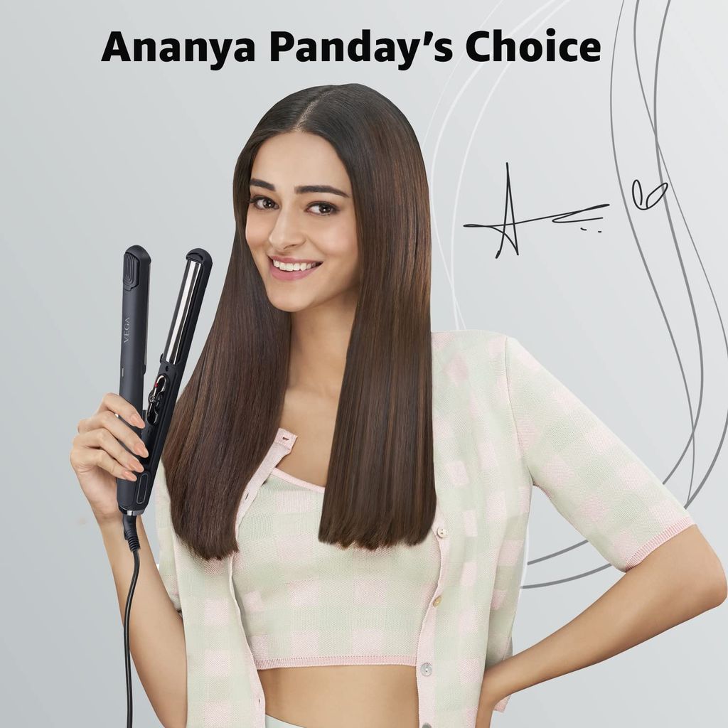 VEGA U-Professional Straightener Ceramic Plates Shine Hair Straightener-VHSH-37