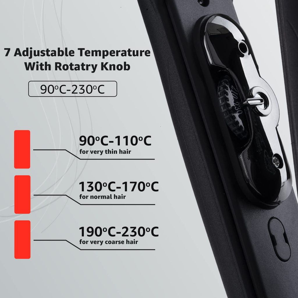 VEGA U-Professional Straightener Ceramic Plates Shine Hair Straightener-VHSH-37