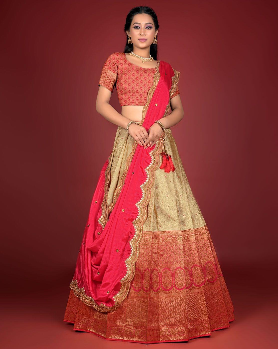 Kanjivaram lehenga deals choli