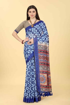Women's Kalamkari Digital Printed Saree
