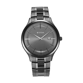 Titan Classique Slim Analog Silver Dial Men's Watch-90142QM02