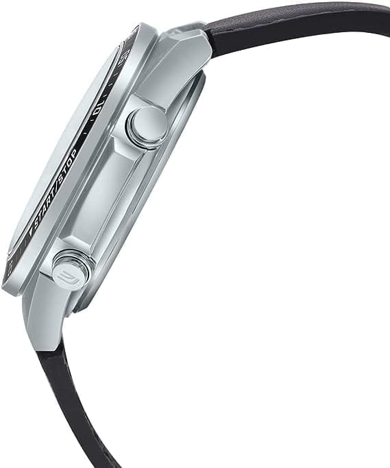 Casio Men's Analogue-Digital Quartz Watch with Leather Strap EFV-C110L-1AVEF