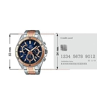 Casio Edifice Analog Blue Dial Men's Watch-EFR-552SG-2AVUDF (EX277)