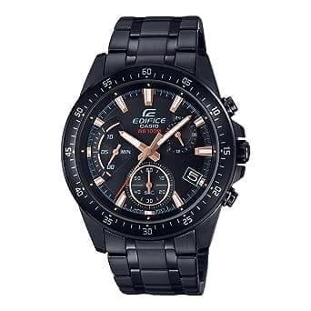 Casio Edifice Analog Black Dial Men's Watch-EFV-540DC-1BVUDF (EX415)