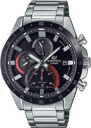 Casio Mens Chronograph Quartz Watch Edifice with Stainless Steel Strap