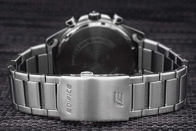 Casio Mens Chronograph Quartz Watch Edifice with Stainless Steel Strap