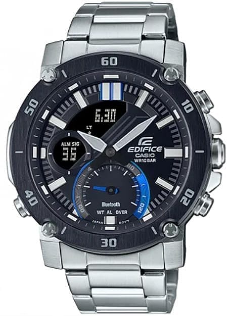 Men's Casio Edifice Bluetooth Smarthphone-link Steel Watch ECB-20DB ECB20DB-1A