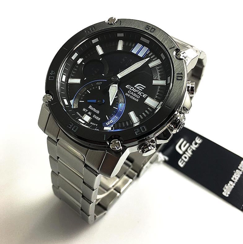 Men's Casio Edifice Bluetooth Smarthphone-link Steel Watch ECB-20DB ECB20DB-1A