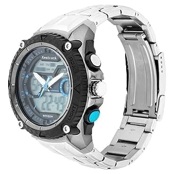 Fastrack Deux Machina Analog-Digital Blue Dial Men's Watch-NN38053PM03/NN38053PM03
