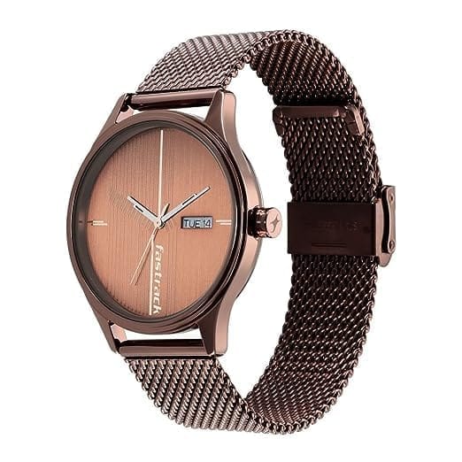 Fastrack Analog Brown Dial Men's Watch-3247QM02/NR3247QM02