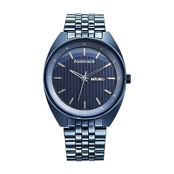 Fastrack Analog Blue Dial Men's Casual Watch
