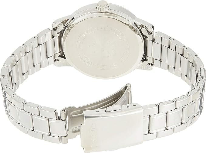 Casio Women's Silver Dial stainless Steel Band Watch