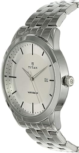 Titan Homme Analogique Quartz Montre avec Bracelet en Laiton 1584SM03